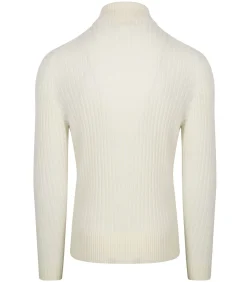 Heren Suitable Coltrui Rib Merino Off White