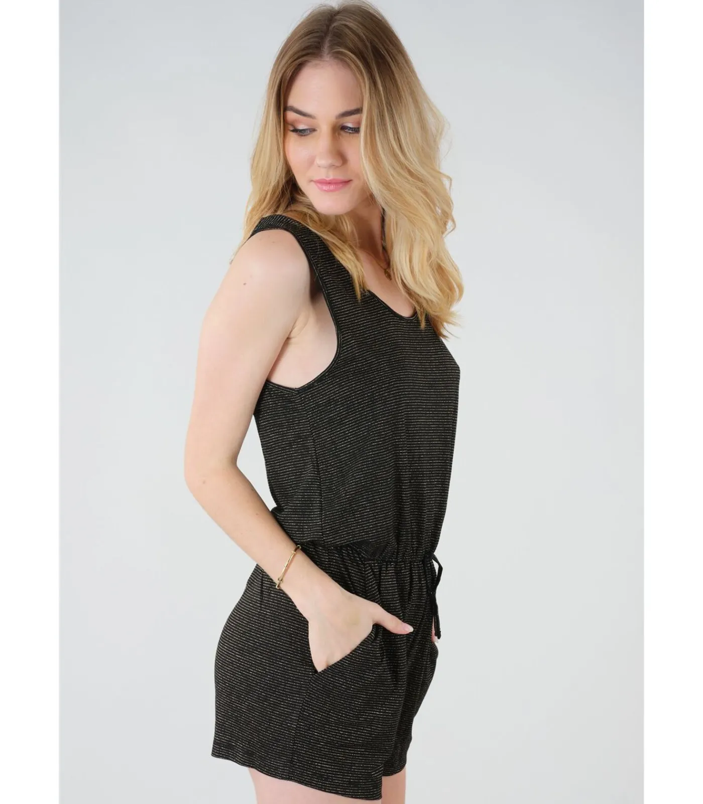 DAMES Deeluxe Combinaison short à rayures