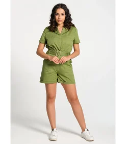 Best Combi-short met bouttonière en riem DAMES Jumpsuits