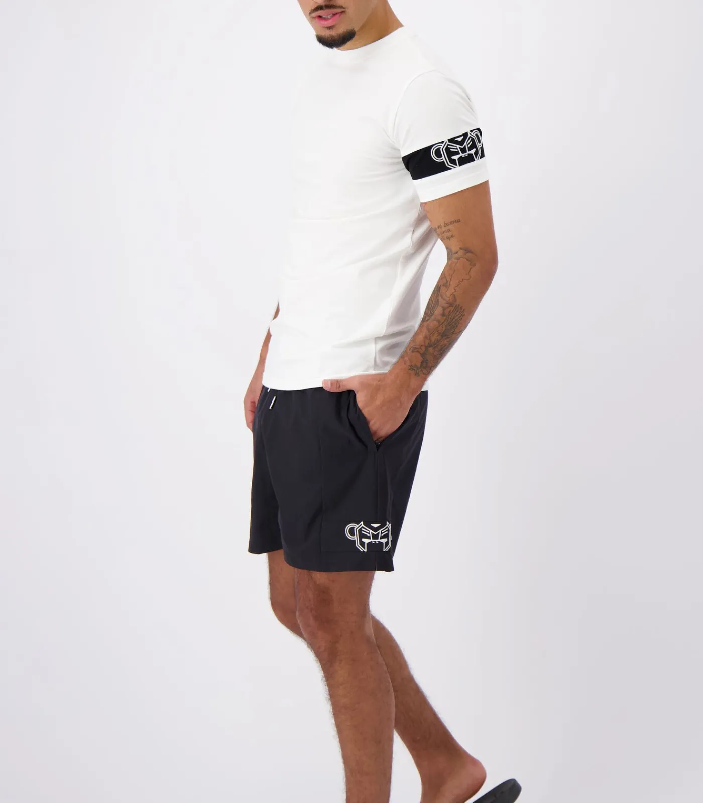 Online Commander Zwembroek Zwart Heren Badmode