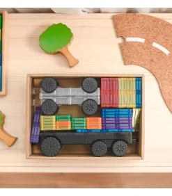 Best Magnetische Tegels Transport Set 50 Stuks Kinderen Speelgoed