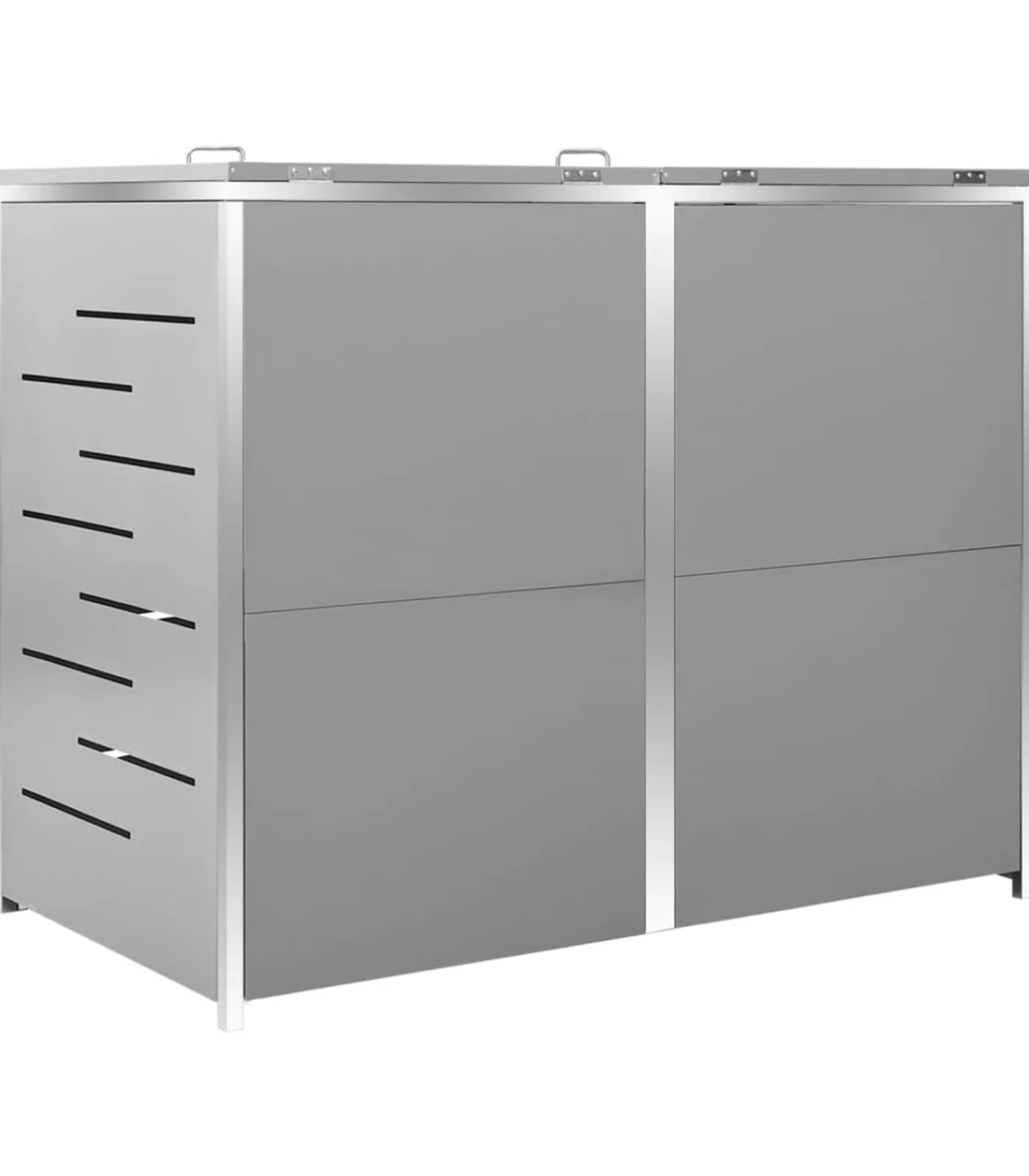 Online Containerberging dubbel 138x77,5x112,5 cm roestvrij staal Manden En Bakken
