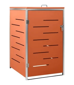 vidaXL Containerberging enkel 69x77,5x112,5 cm roestvrij staal