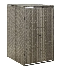 Sale Containerberging enkel 70x80x117 cm poly rattan grijs Manden En Bakken