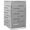 Clearance Containerberging enkel 69x77,5x112,5 cm roestvrij staal Manden En Bakken