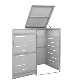 Clearance Containerberging enkel 69x77,5x112,5 cm roestvrij staal Manden En Bakken