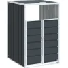 Best Containerberging voor 1 container 72x81x115 cm staal antraciet Manden En Bakken