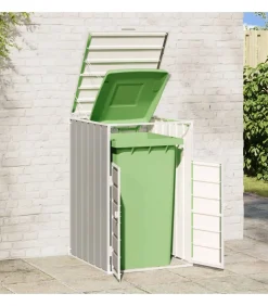 vidaXL Containerberging voor 1 container 72x81x115 cm staal grijs