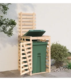 Discount Containerberging 84x90x128,5 cm massief grenenhout Manden En Bakken