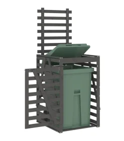 Discount Containerberging 84x90x128,5 cm massief grenenhout grijs Manden En Bakken