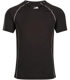 Hot CONTRAST - Vest - Zwart Heren Thermisch Ondergoed