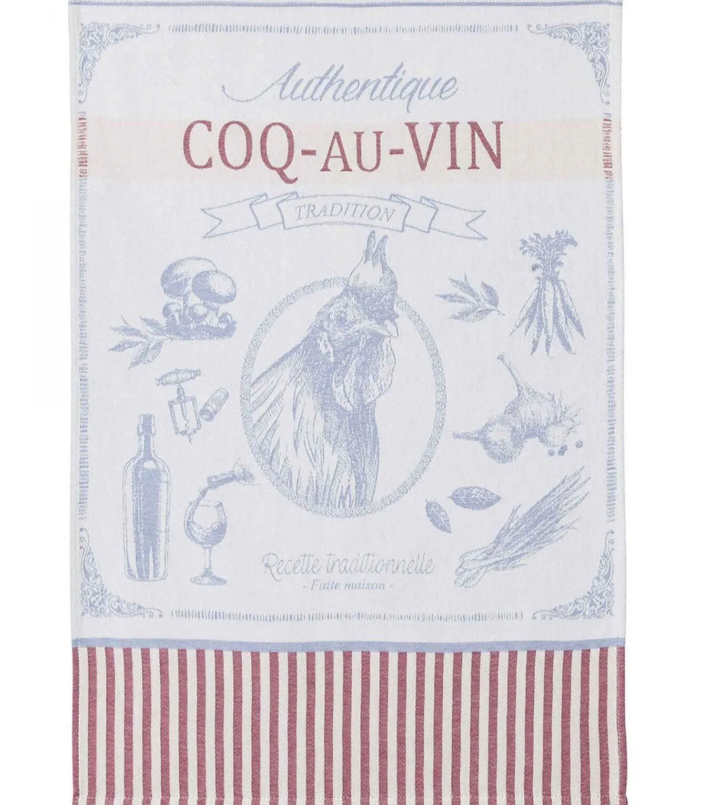 Best COQ AU VIN - Tafellinnen Theedoek Keuken- & Tafellinnen