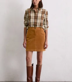 New Corduroy minirok A-vorm DAMES Rokken