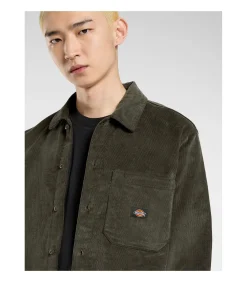 Heren Dickies Corduroy Shirt Ls