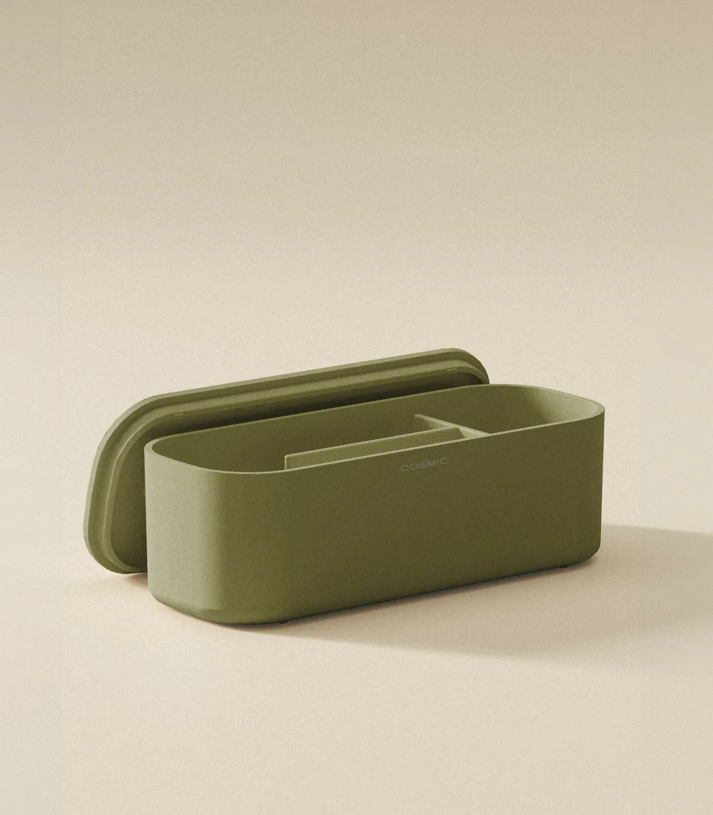 Online ALIFE Plankpakket. Bevat een handdoekring en een opbergdoos met een minimalistisch en functioneel ontwerp. Set opbergaccessoires voor de Alife Guide. Lichtgroen. Organiseren