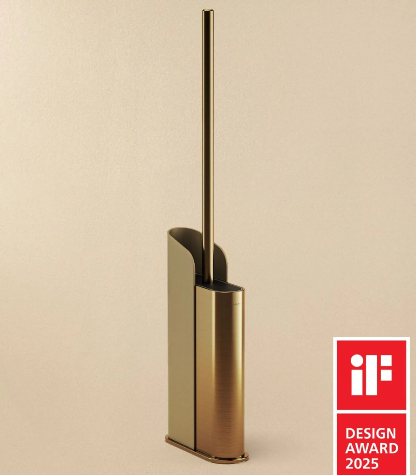 Sale Flat Matte Gold Toiletborstelhouder Toiletaccessoires