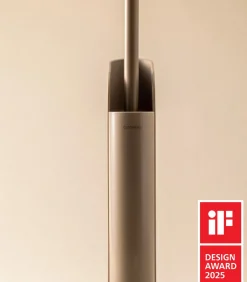 New Platte Toiletborstelhouder Mat Wit Toiletaccessoires