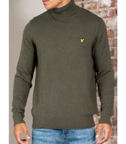 Clearance Cotton merino turtleneck jumper - deep depths Heren Truien & Cardigans