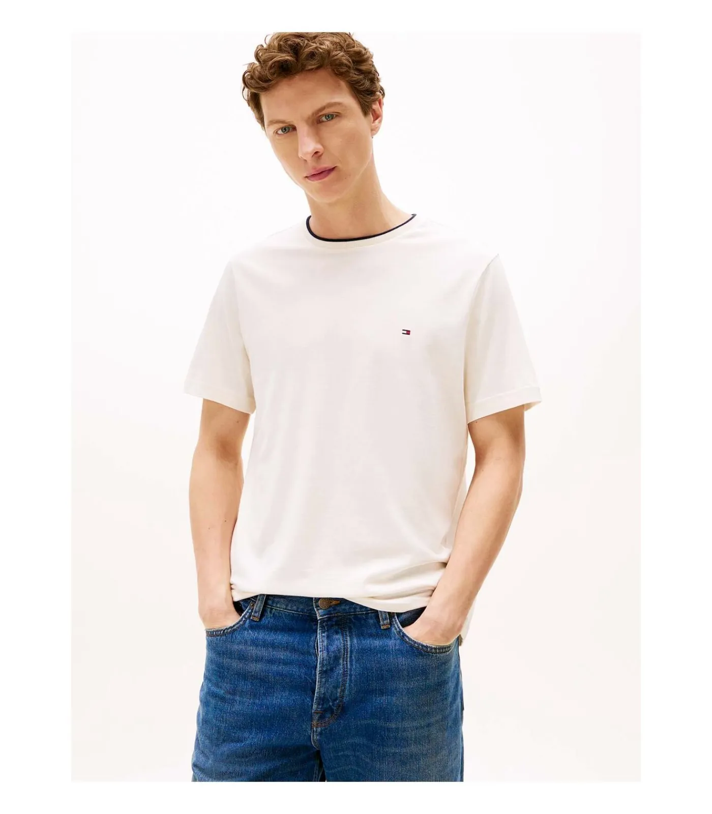 Heren Tommy Hilfiger Cotton Modal Tee