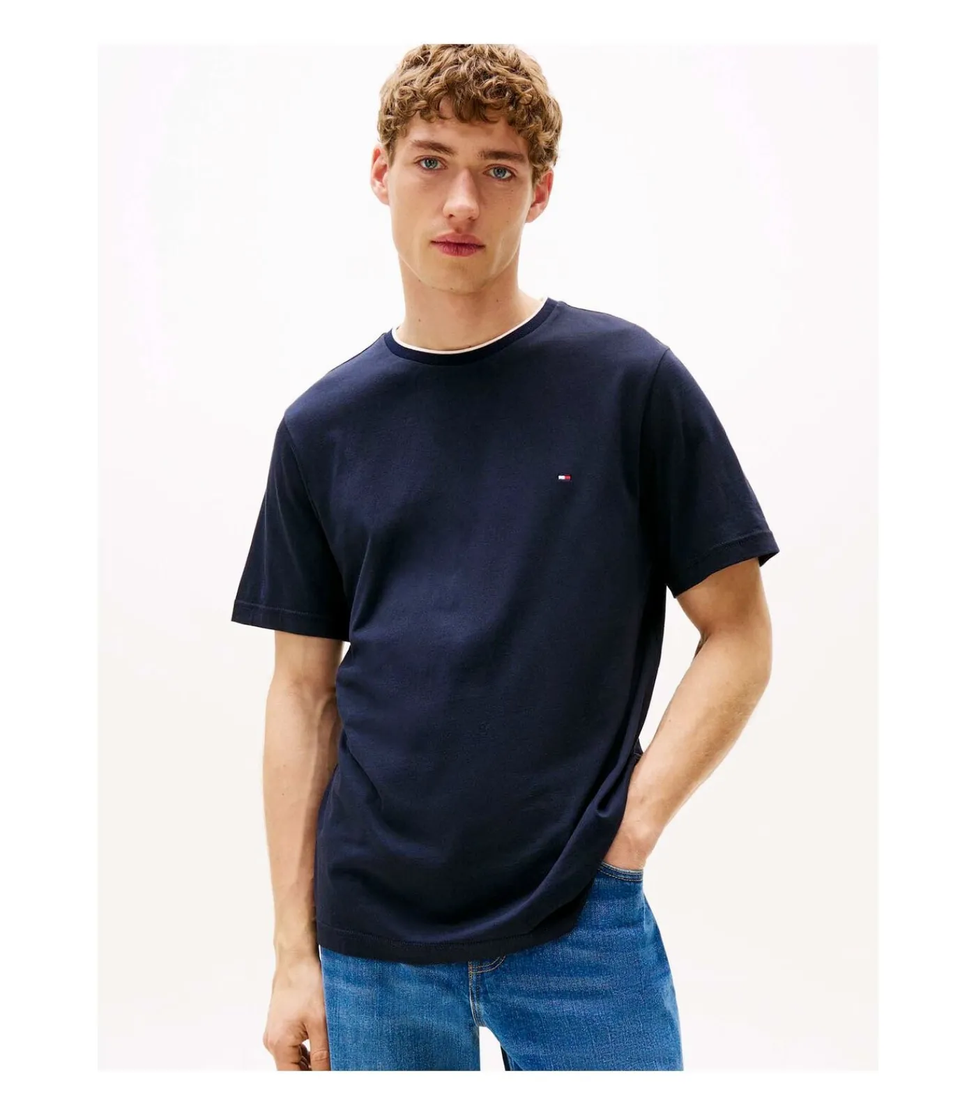 Heren Tommy Hilfiger Cotton Modal Tee