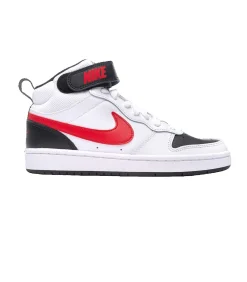Kinderen Nike Court Borough Mid 2 - Sneakers - Wit