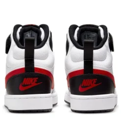 Kinderen Nike Court Borough Mid 2 - Sneakers - Wit