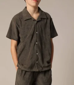 Outlet CREEKSON - Lichtgewicht katoenen overhemd met korte mouwen Kinderen Hemden