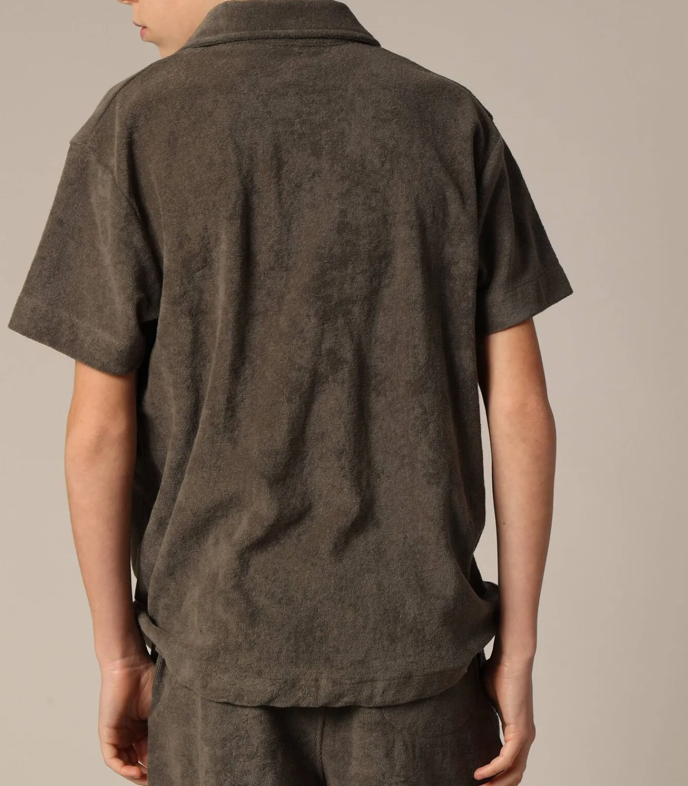 Outlet CREEKSON - Lichtgewicht katoenen overhemd met korte mouwen Kinderen Hemden