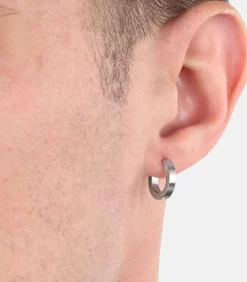 Sale Creolen voor mannen, kruis van roestvrij staal Heren Oorbellen