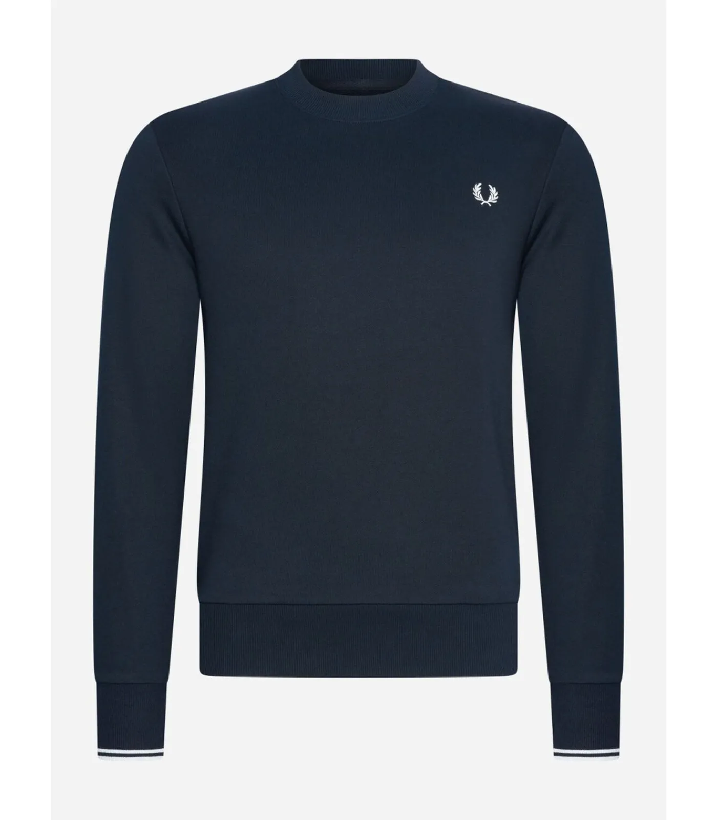 Heren Fred Perry Crew neck sweatshirt - navy