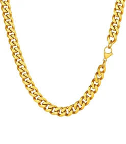 New Cuban Link Heren Ketting - Dikke Schakel - 7mm - Goud kleurig Heren Kettingen