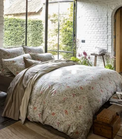 Alexandre Turpault Cueillette - Effen kussensloop in biologisch katoen satijn