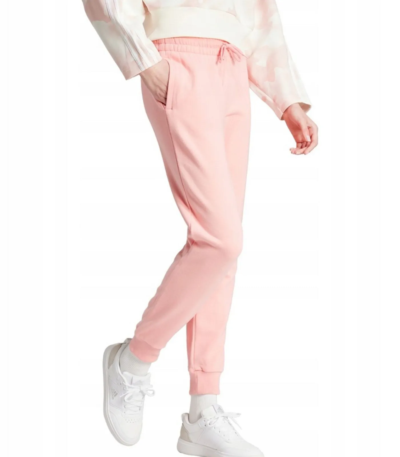DAMES Adidas CUFFED - Joggingbroek - Roze