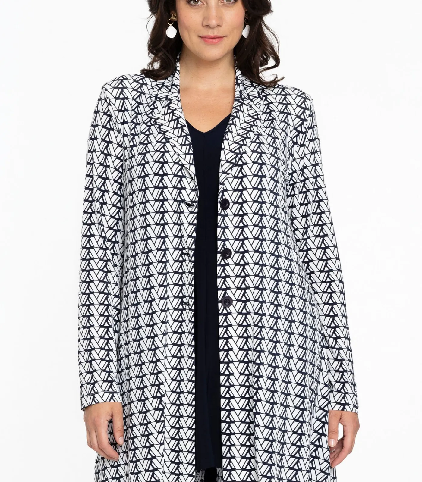 Clearance Dames Blazer met grafische print DAMES Maatpakken & Blazers