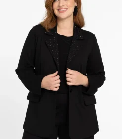 Clearance Dames Blazer met strass knopen DAMES Maatpakken & Blazers