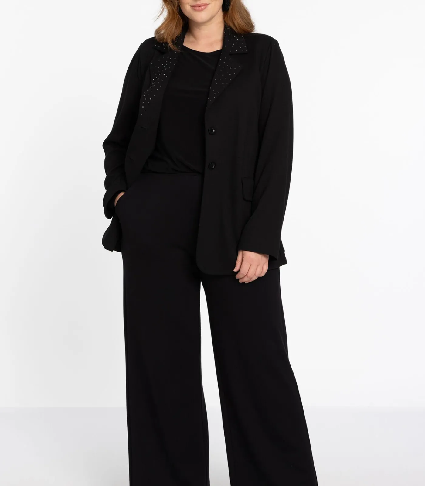 Clearance Dames Blazer met strass knopen DAMES Maatpakken & Blazers