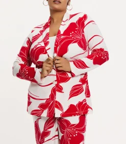 DAMES YOEK Dames Blazer print