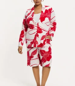 DAMES YOEK Dames Blazer print