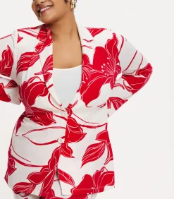 DAMES YOEK Dames Blazer print