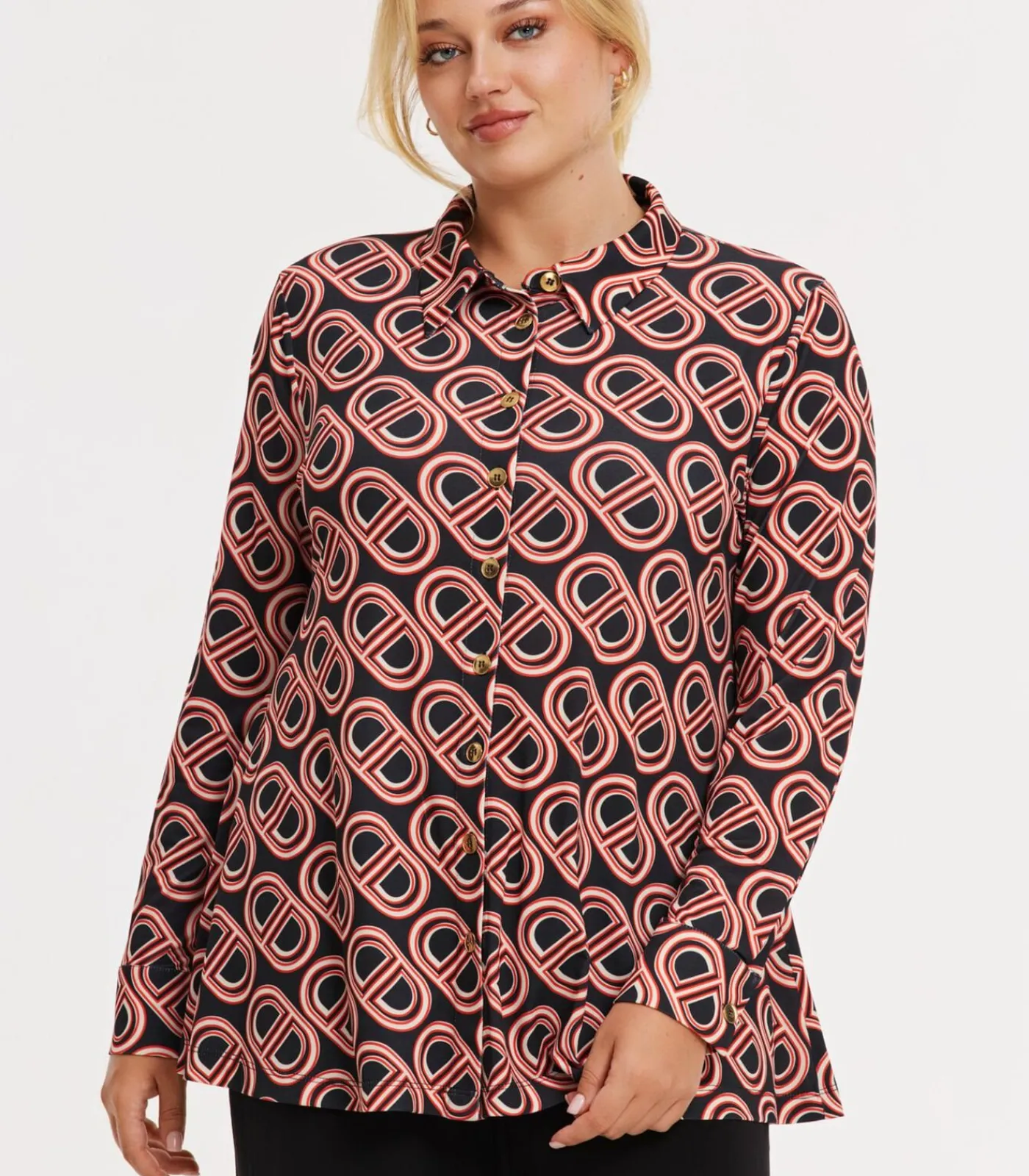 Online Dames Blouse print DAMES Overhemden & Blouses