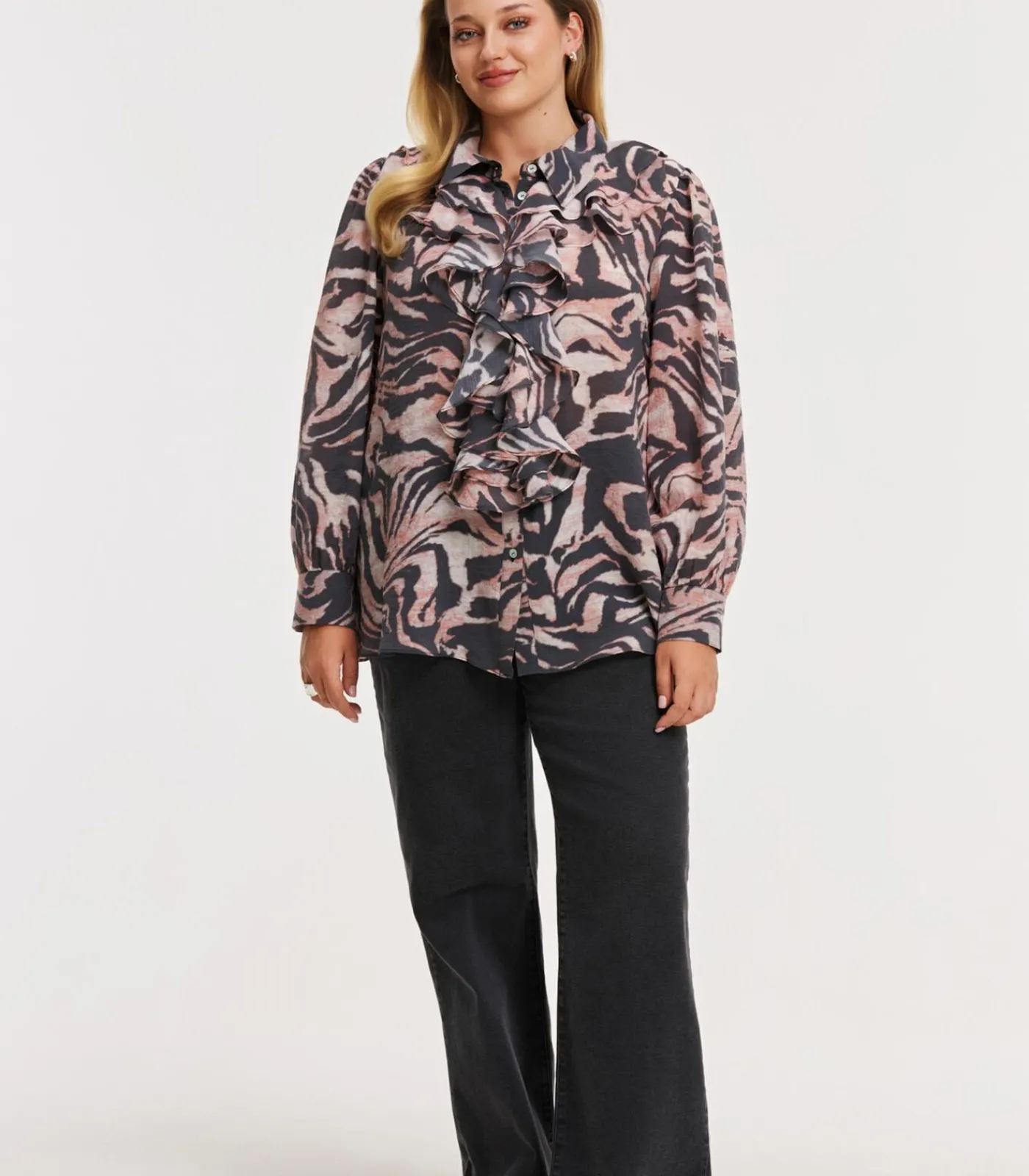Dames Blouse print DAMES Overhemden & Blouses