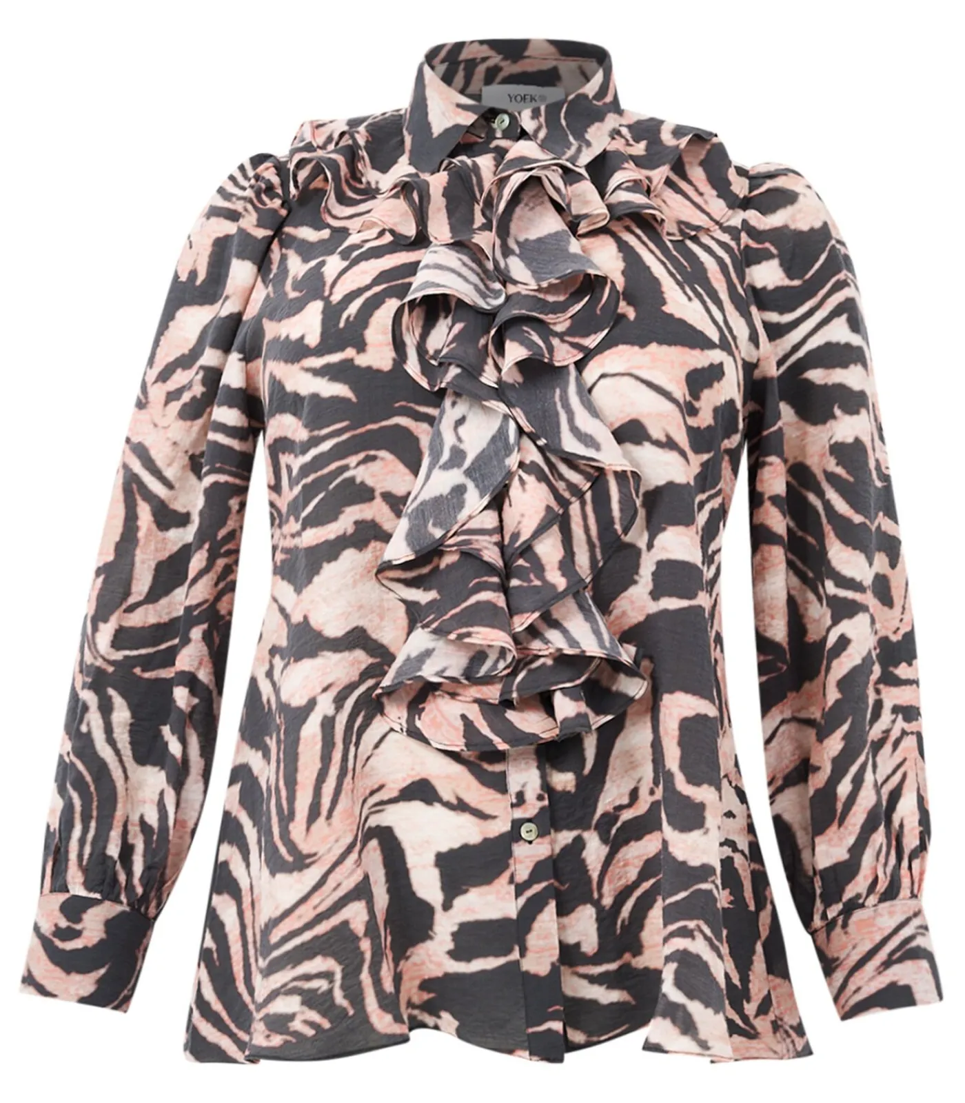 Dames Blouse print DAMES Overhemden & Blouses