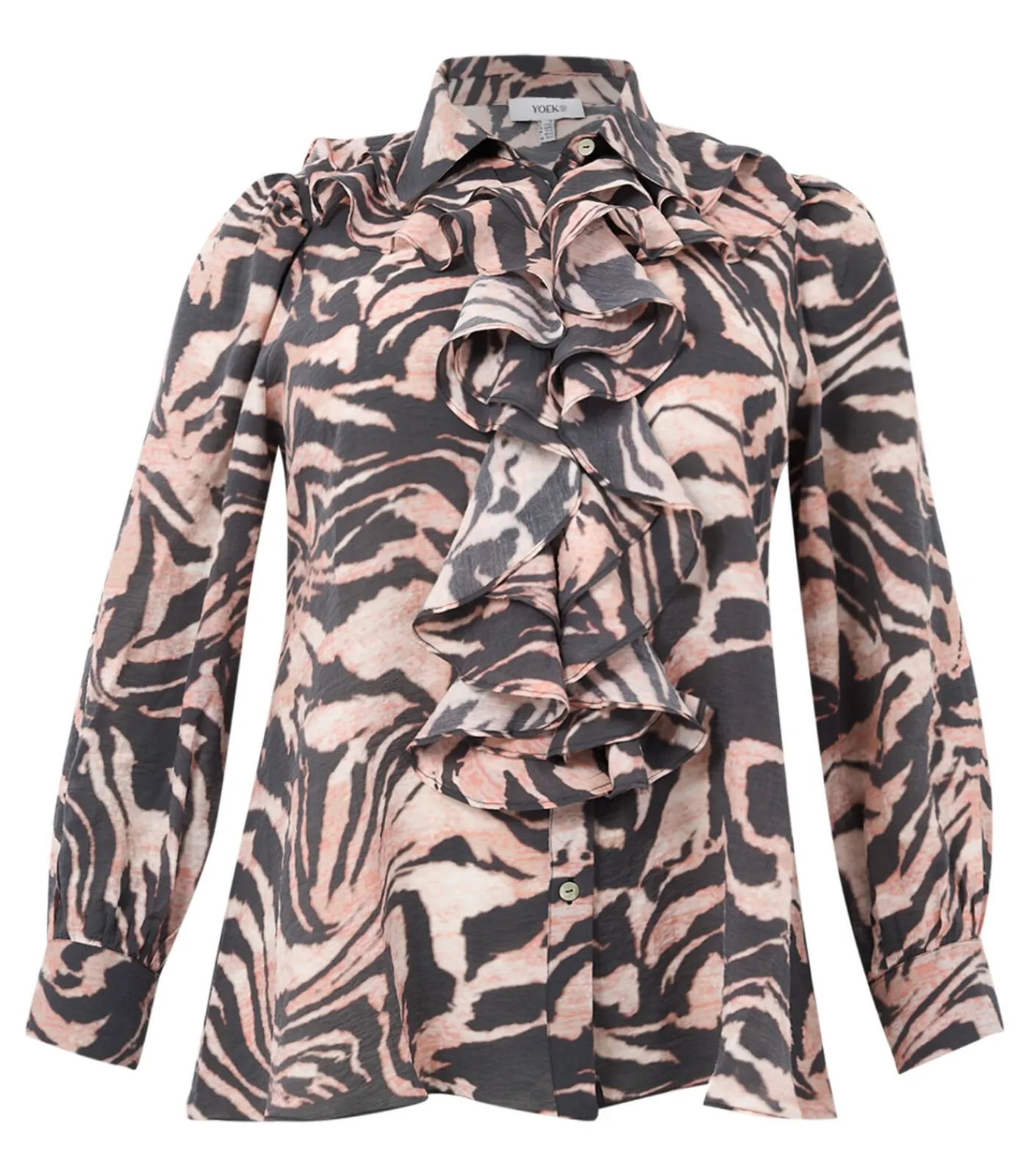 Dames Blouse print DAMES Overhemden & Blouses