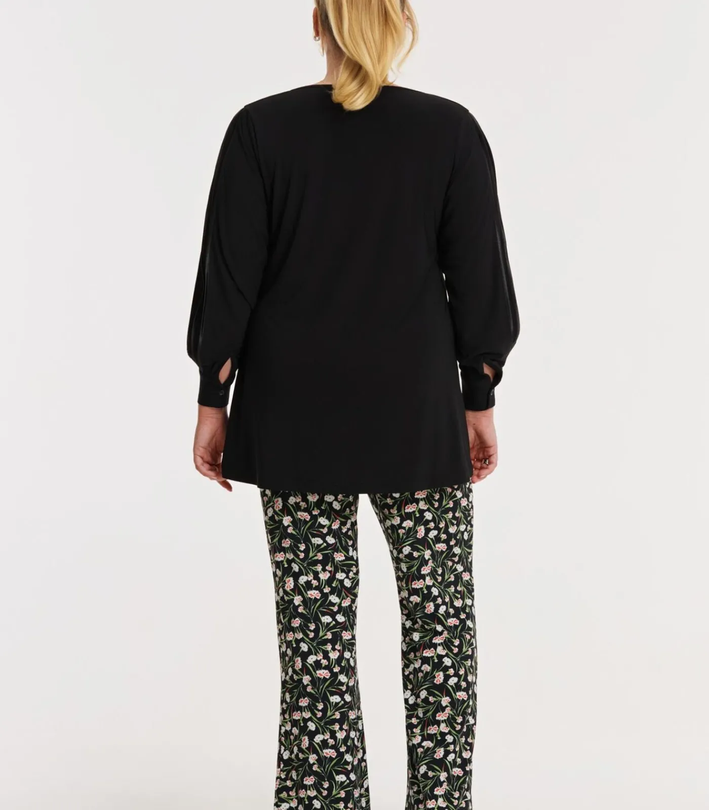 DAMES YOEK Dames Broek print