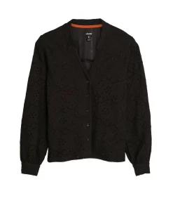 Hot Dames geperforeerd T-shirt met lange mouwen DAMES T-Shirts & Tops