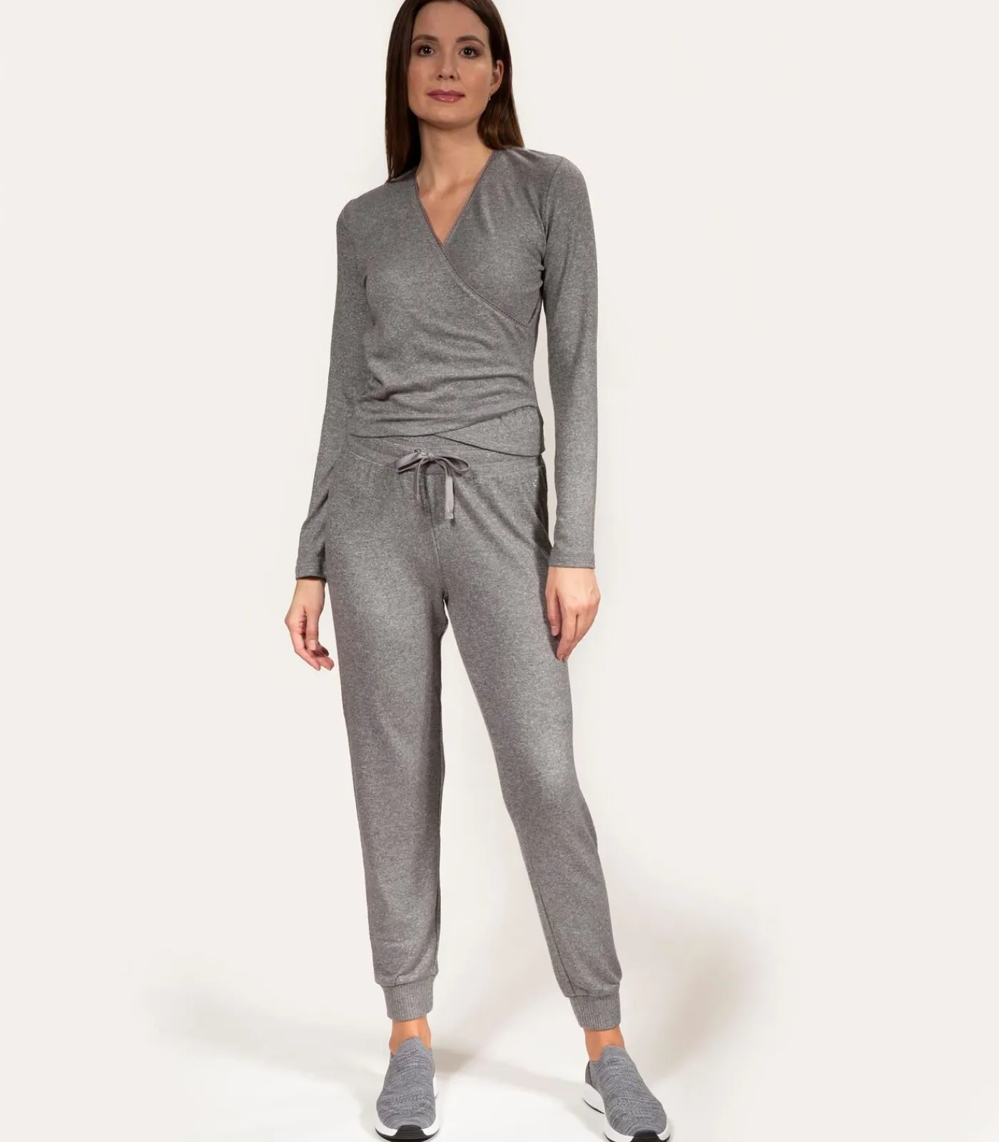 New Dames joggerbroek Heather grijs DAMES Loungewear