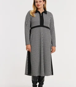 DAMES YOEK Dames Jurk print