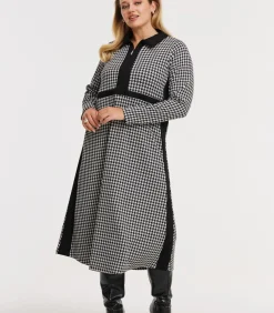 DAMES YOEK Dames Jurk print