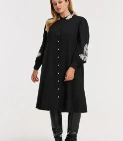 DAMES YOEK Dames Jurk print