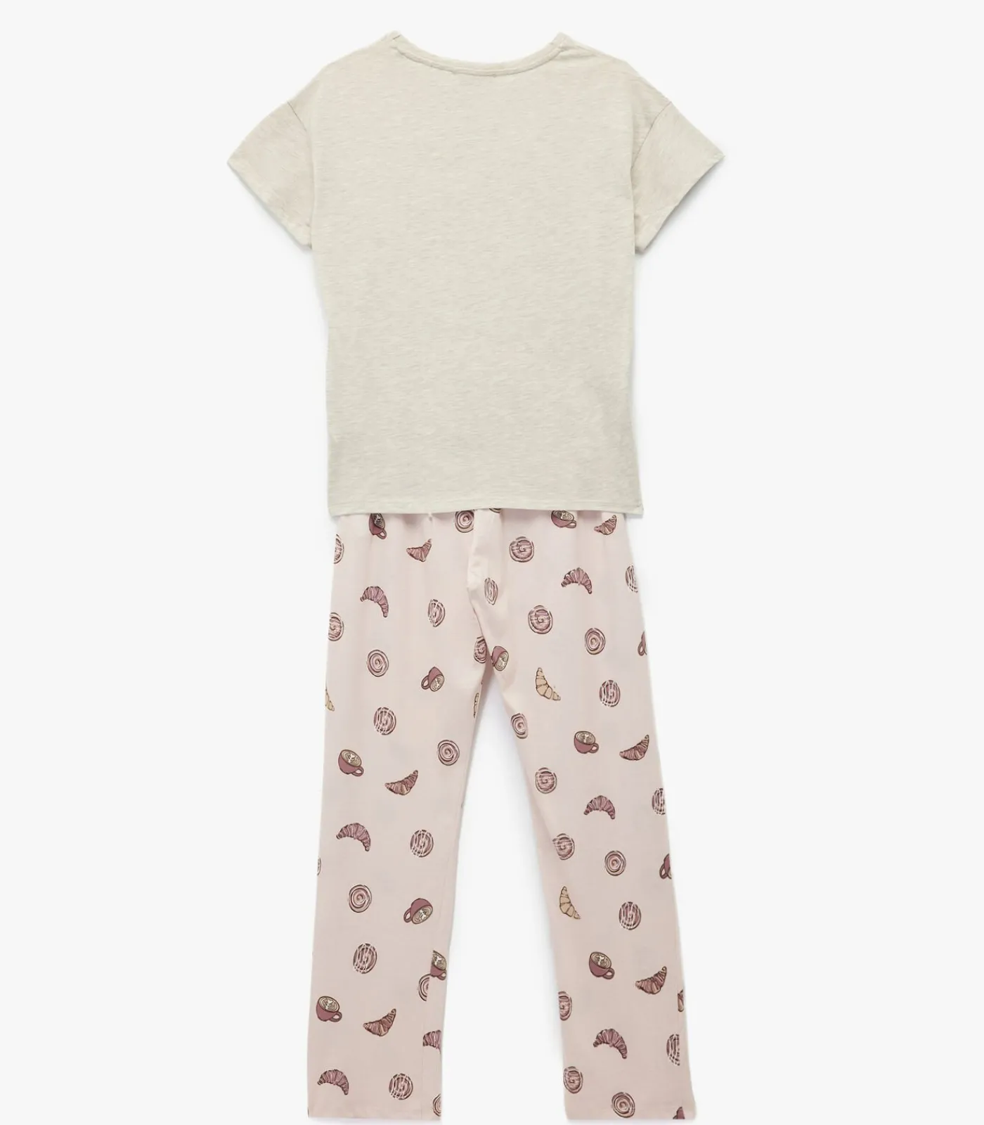 DAMES Koton Dames Pyjama Set Lange Mouwen Katoen Bedrukt